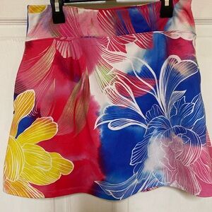 Talbots WATERCOLOR FLORAL SKORT
